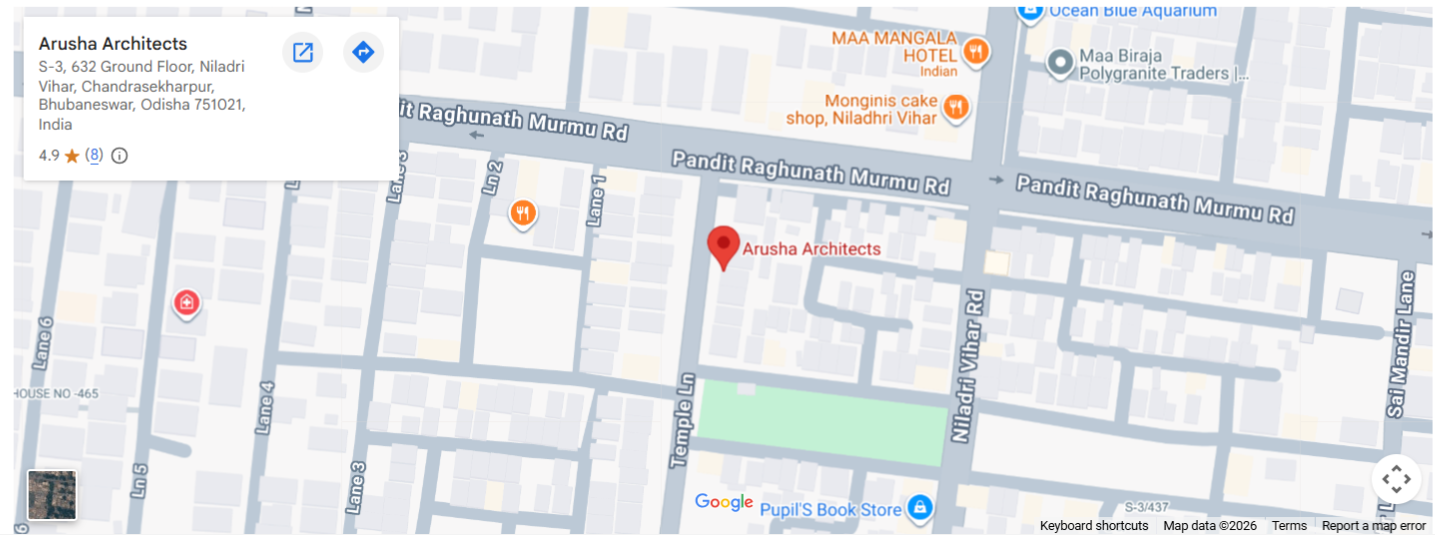 Arusha Architects map location